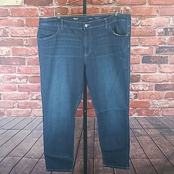 vera wang mid rise skinny jeans